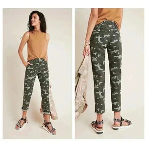 Anthropologie Wanderer Camo Cargo‎ Pants Size 25